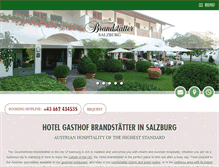 Tablet Screenshot of hotel-brandstaetter.com